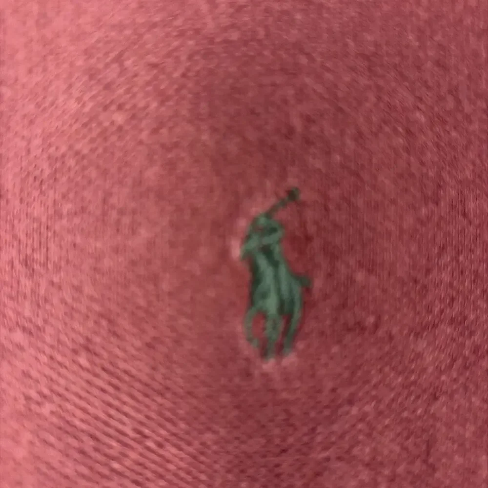 Ralph Lauren 100 % Cotton Burgundy Color Men Size Lg Polo Shirt